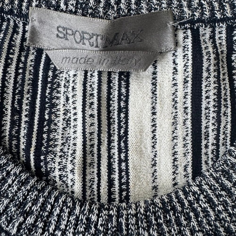 Sportmax Max Mara Striped Knit Racerback Tank XS - Picture 6 of 7